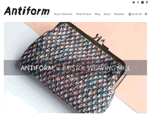 Tablet Screenshot of antiformonline.co.uk